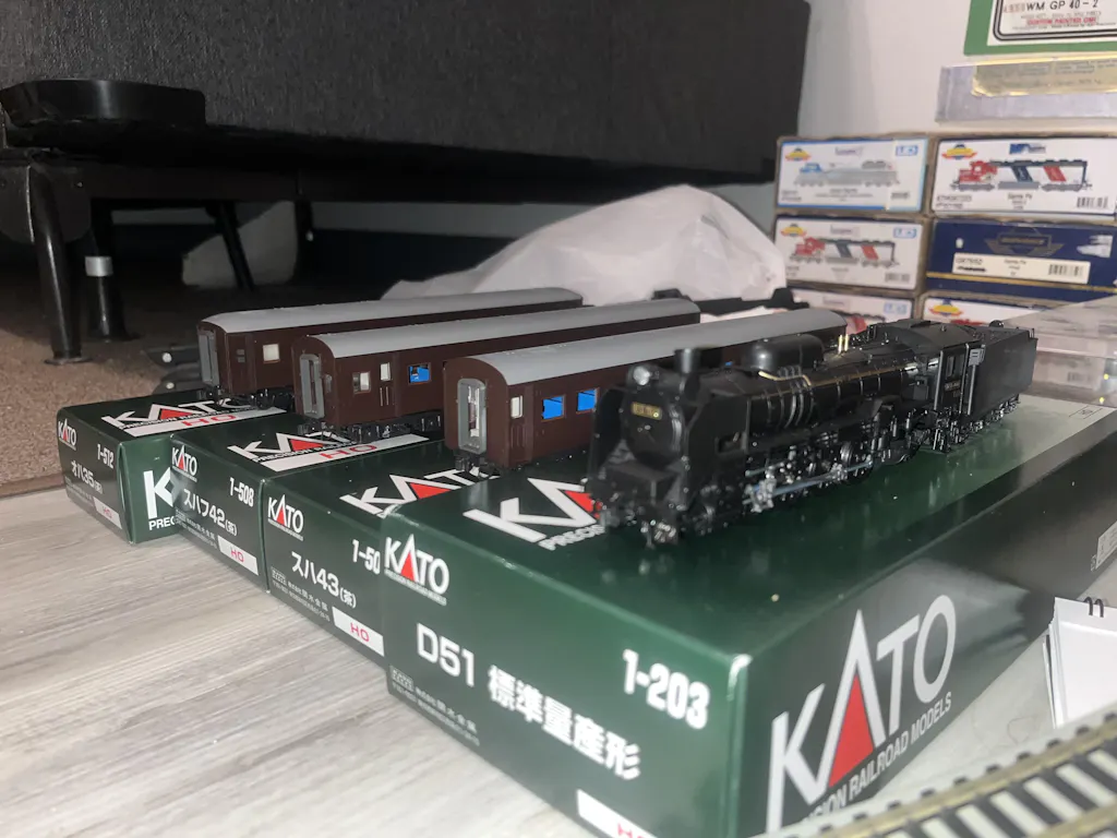 KATO 1-203 (HO) Steam Locomotive D51 Standard Production Type