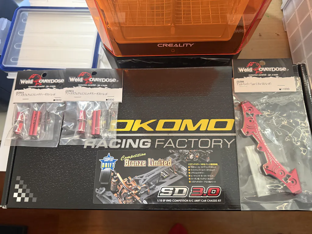 LIMITED Edition Yokomo SDR-030CBZ Super Drift SD3.0 Competition Kit (Bronze)