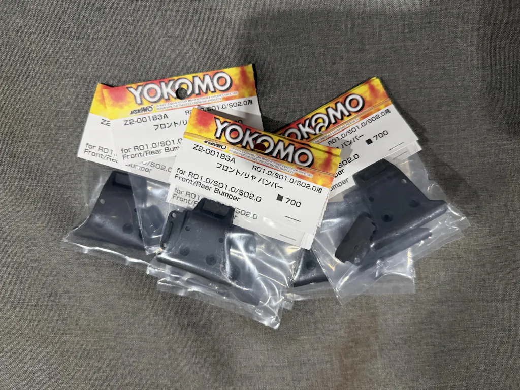 Yokomo Z2-001B3A Front/Rear bumper for YZ-2DTM3/CAL3