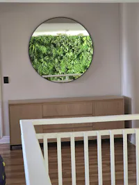 120cm Round Aluminium Mirror