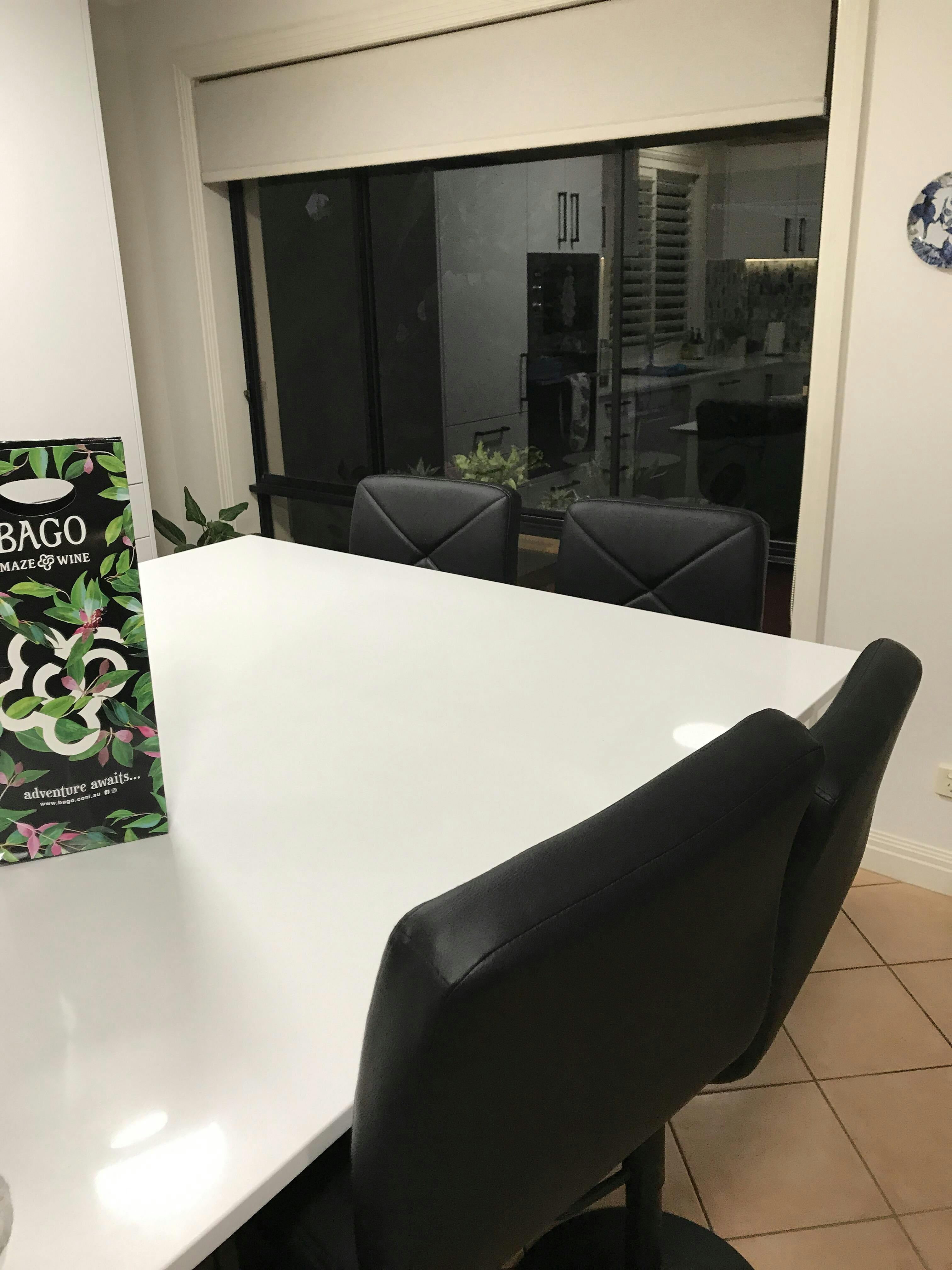 Buy Dodds Leather Bar Stool Swivel (Set of 4) Black Bar Stool Home