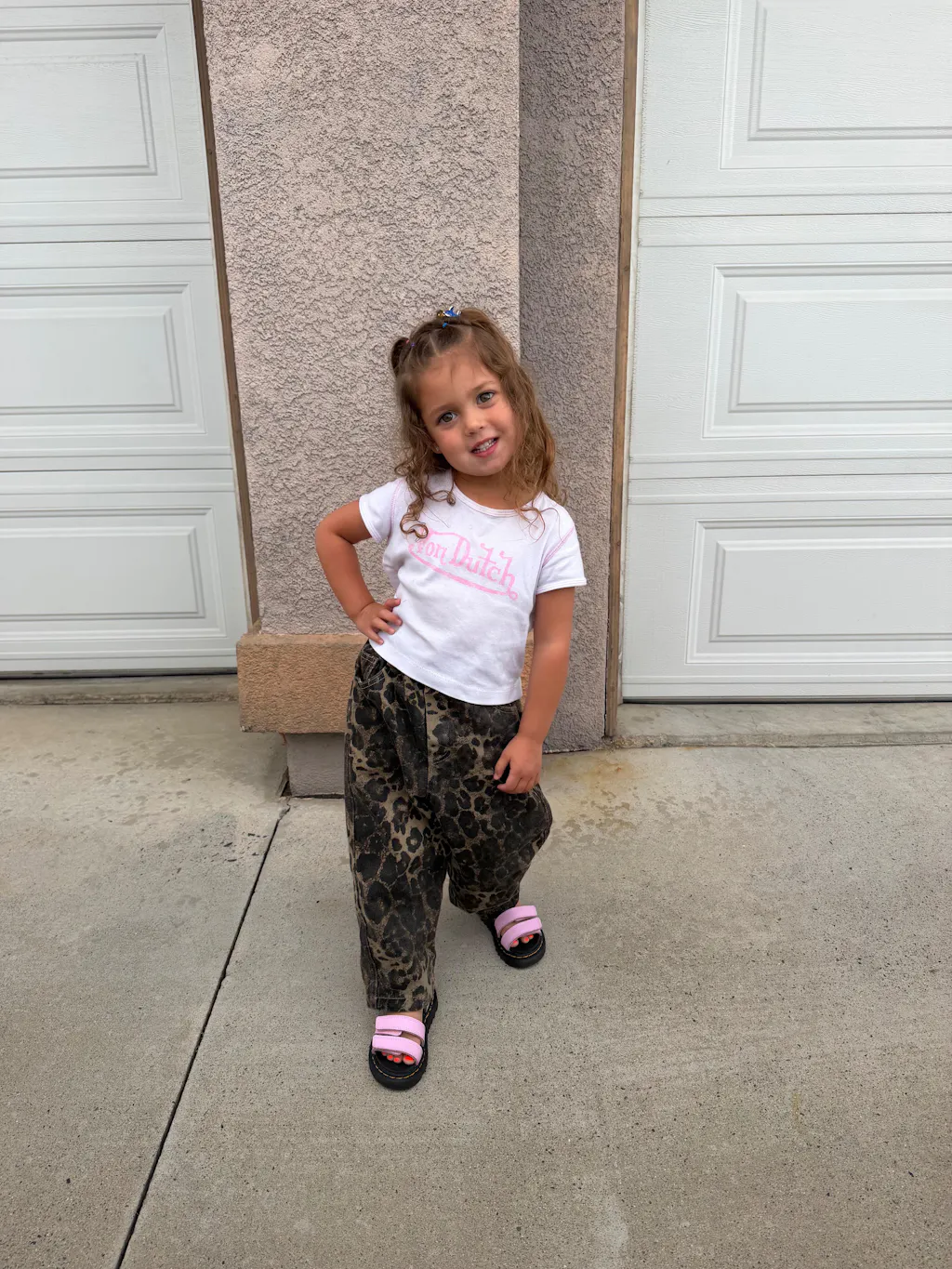Leopard Oversized Jeans – animal print| 90s Inspired Bottoms