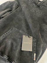 Uncuffed Hoodie - Vintage Black