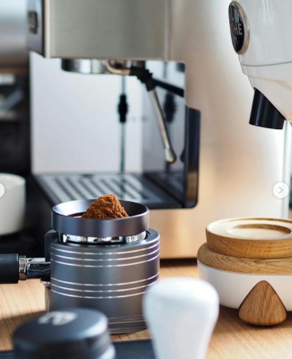 Coffee Dosing Funnel + Tamping Station Set 51/52/53/54 MM