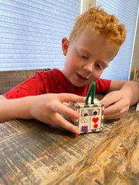 Bot In A Box Craft Robot Activity | Stocking Stuffer | Party Favor | Valentine | Easter Bunny | Pack of 4-32 | Ages 6+