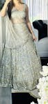 Beige Sequins Embroidered Lehenga
