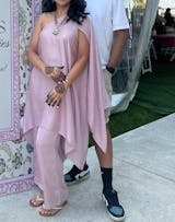 Lilac One-Shoulder Co-Ords