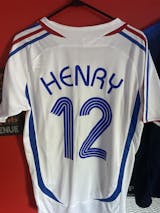 US$ 19.00 - 2006 France Away White Retro Soccer Jersey(带胸前小字