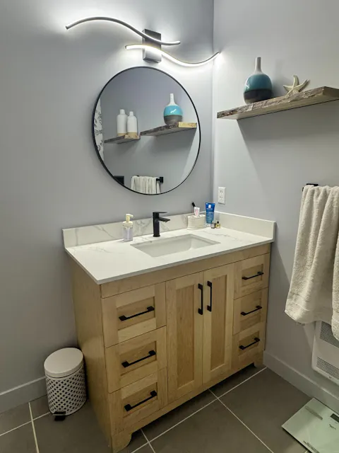 Chester 72" Double Sink Solid-Wood Vanity with Quartz Countertop