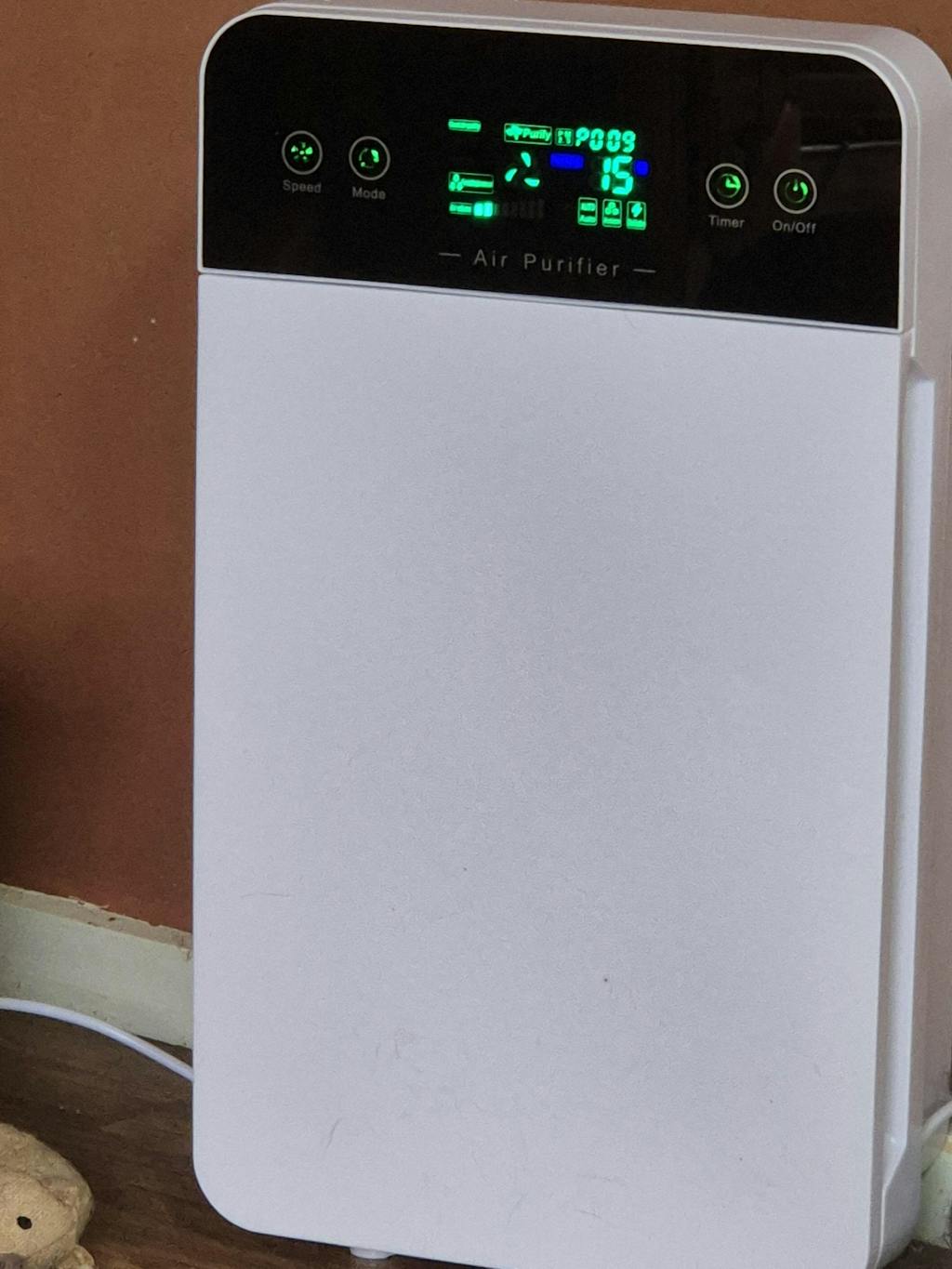 Air Purifier HEPA Filter PM2.5 Smoke Dust Germ Odor Cleaner Remote Con