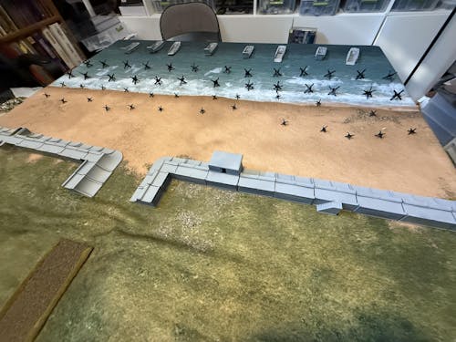 Water Front B FeltPro™ Cloth Battle Mat