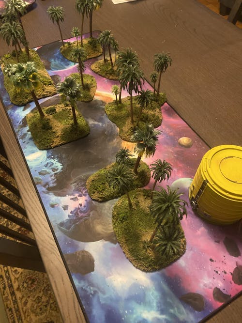 Island Jungle Palm Set#1 –8 Modular Bases for 28mm Wargames SHIPS FREE