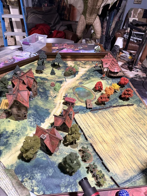 Water Front B FeltPro™ Cloth Battle Mat