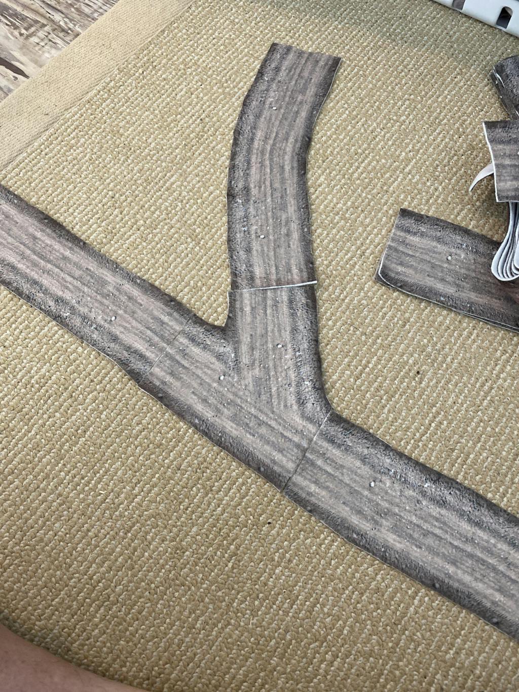 Dirt Roads #1 (~4" width) Cut & Play FeltPro™ Cloth Battle Mat