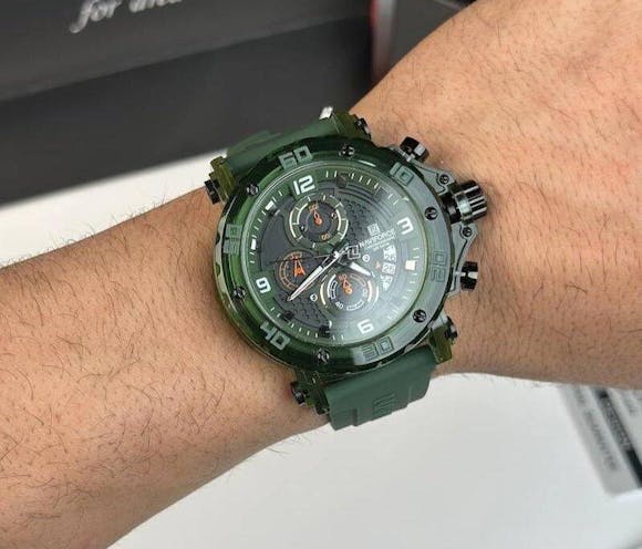 Muški sat NaviForce NF7123 Runner - Green