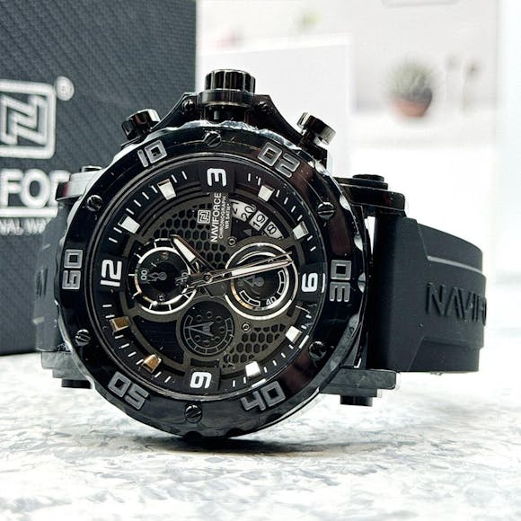 Muški sat NaviForce NF7123 Runner - Black