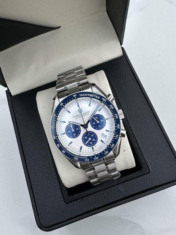 Muški Sat Pagani Desing PD1701 Speedmaster - Blue Moonwatch