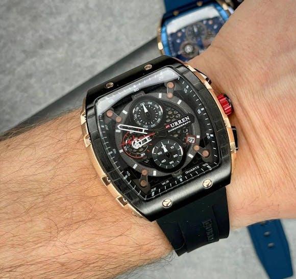 Curren 8442 Sportski Muški Sat – Crna Boja