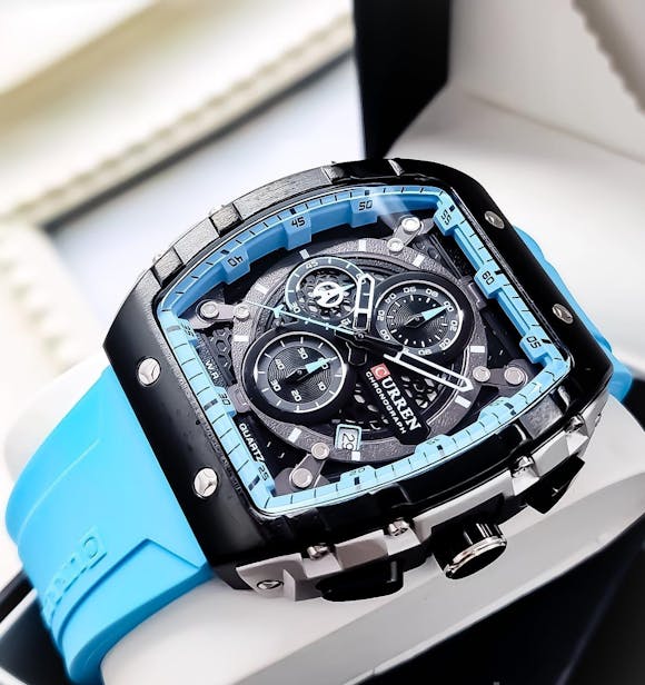 Curren 8442 Sportski Muški Sat – Sky Blue