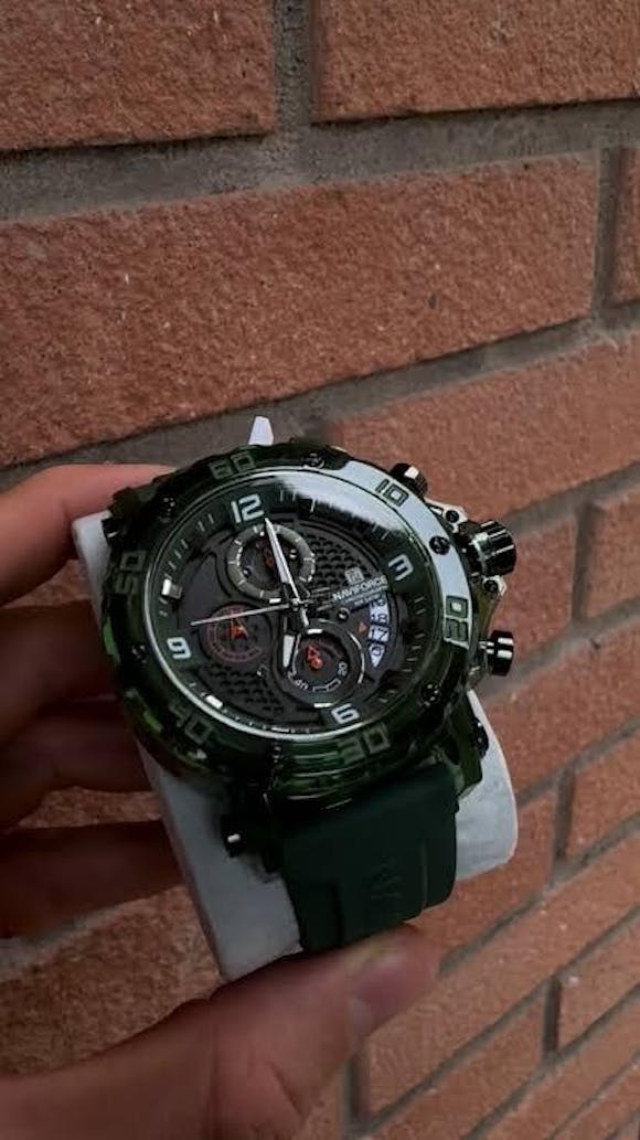 Muški sat NaviForce NF7123 Runner - Green