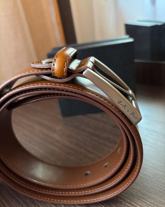 Muški Kožni Kaiš ZEPTO - Burbon Boja