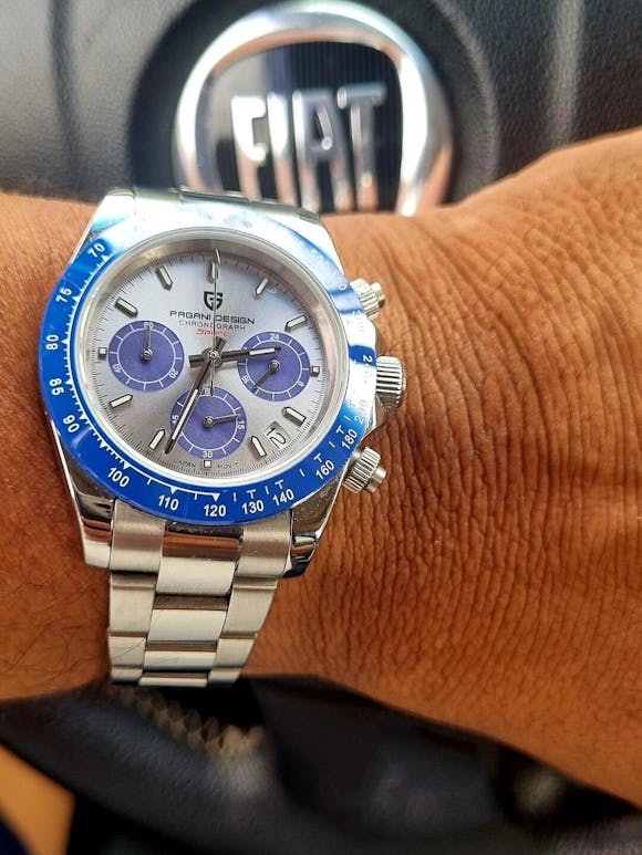 Muški Sat Pagani Design PD1644 Daytona Metal - Blue