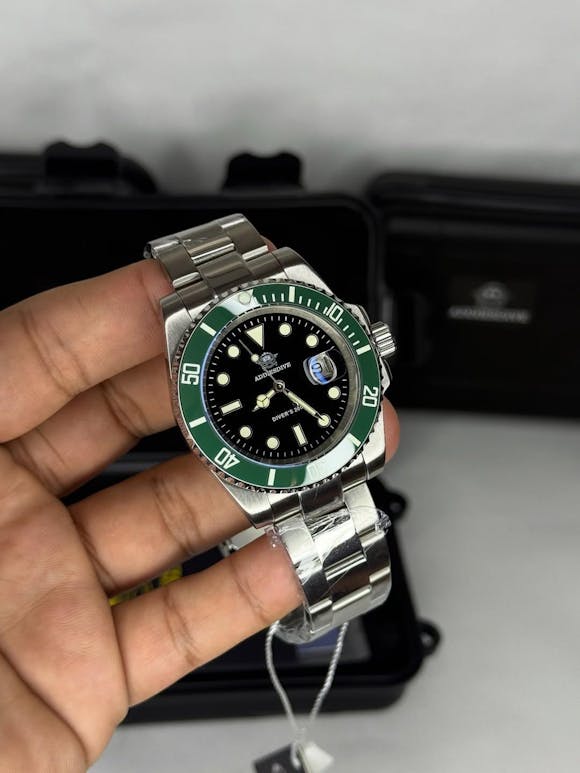 Muški Sat ADDIESDIVE MY-H3 - Green Crown Diver