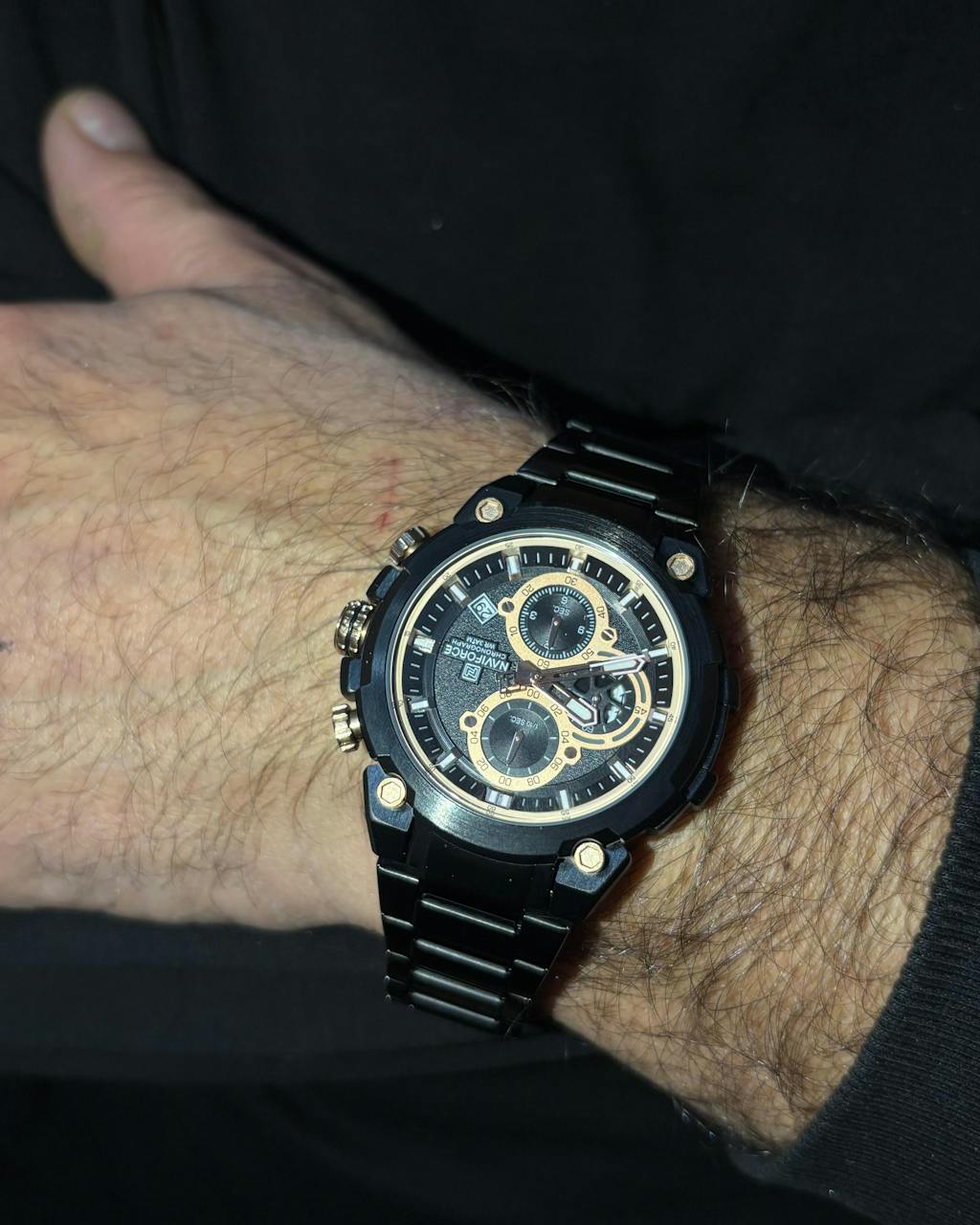 Muški sat NaviForce NF8071 Striker - Gold