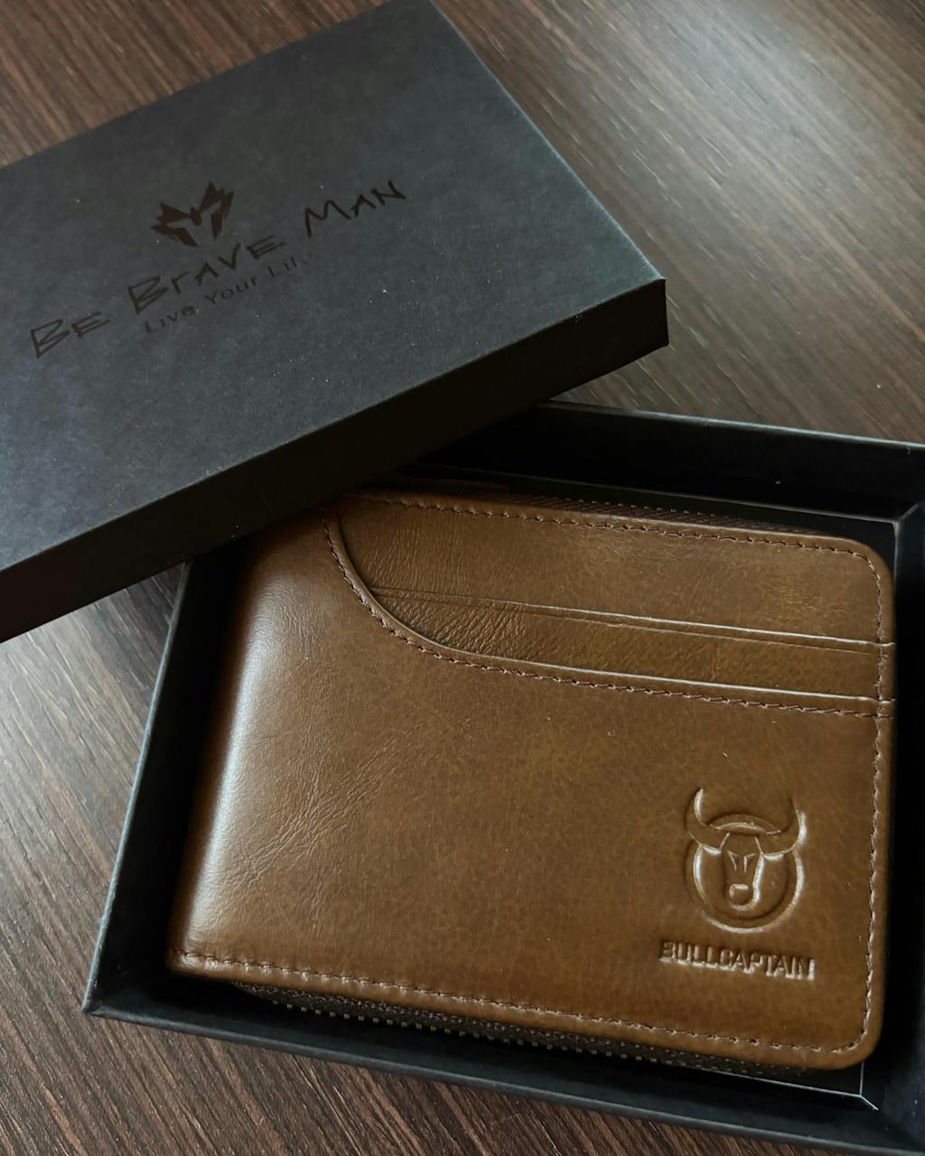 Muški kožni novčanik Wild Bull - Brown