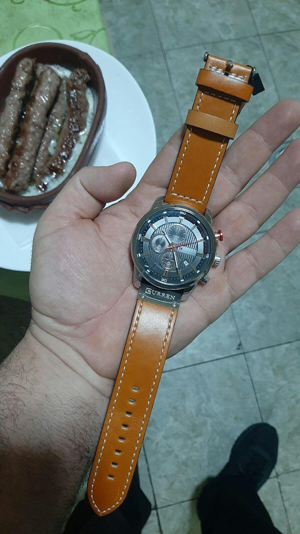 Muški sat Curren CR-8291 - Camel brown