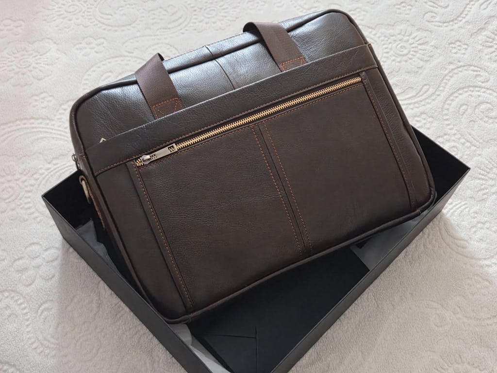 MUŠKA KOŽNA TORBA ZA LAPTOP 13/15 Inča – DEEPRO BROWN