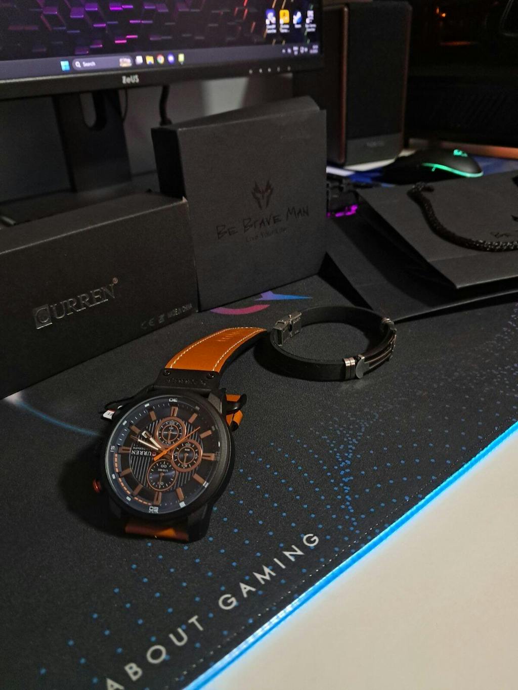 Muški sat Curren CR-8291 - Brown Navy blue