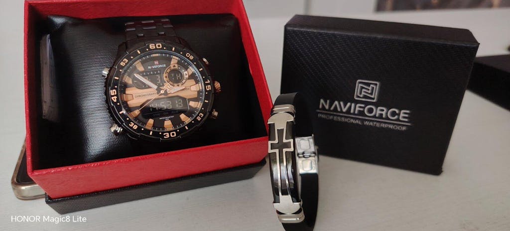 Muški Sat Naviforce NF9234 Dual Master – Rose Gold