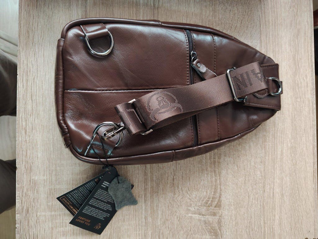 Muška Kožna Torba Tour - Dark Brown 