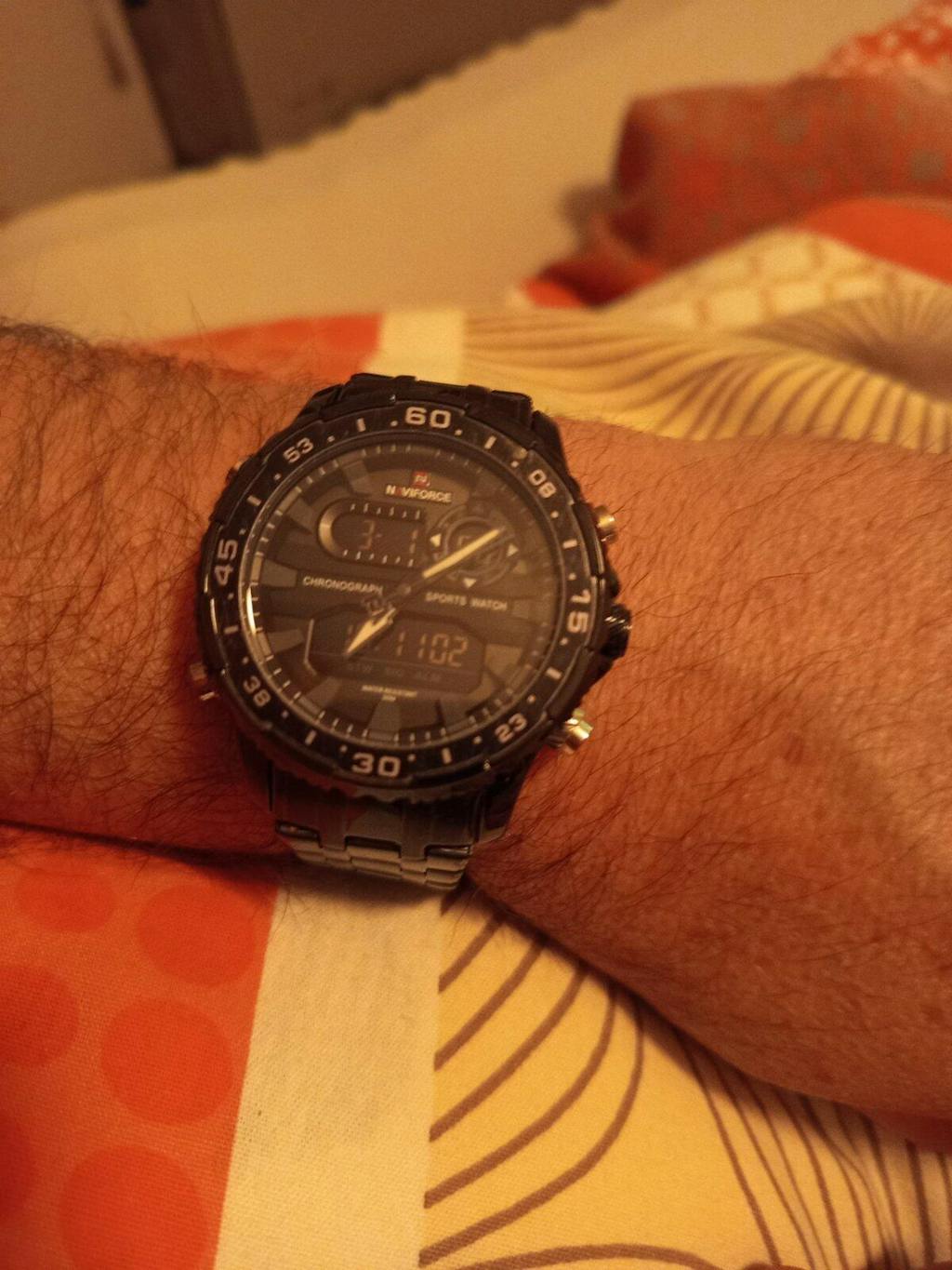 Muški Sat Naviforce NF9234 Dual Master – Black