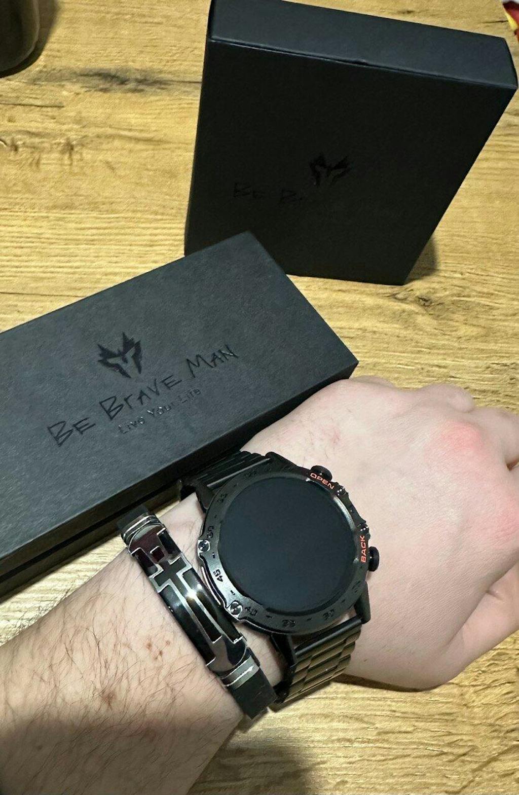 Muški Pametni Sat - Military NX10 Metal Black