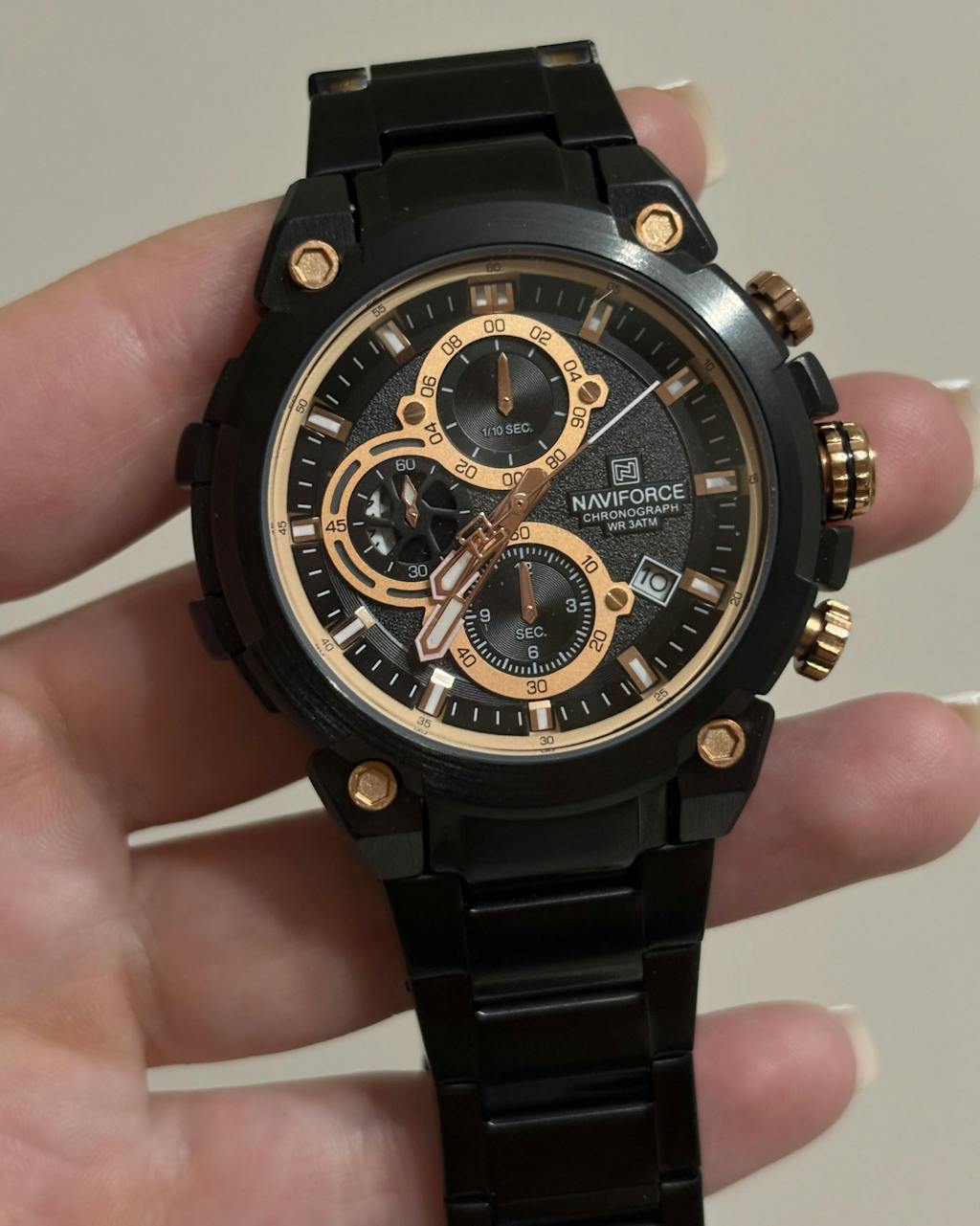 Muški sat NaviForce NF8071 Striker - Gold