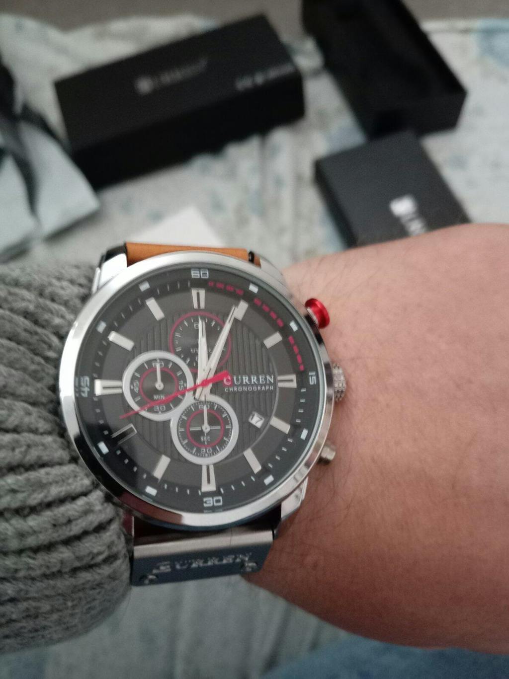 Muški sat Curren CR-8291 - Camel brown