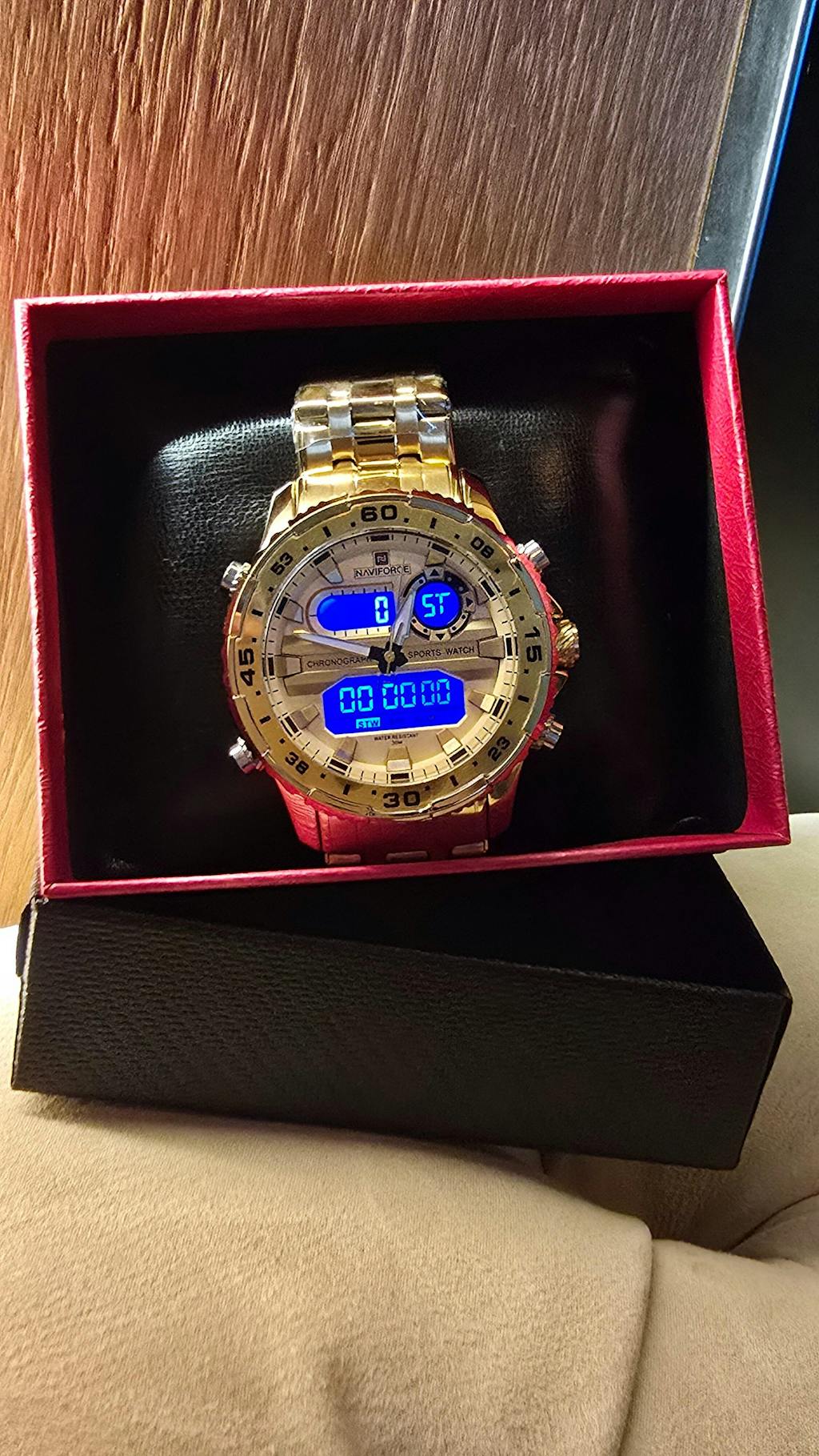 Muški Sat Naviforce NF9234 Dual Master – Gold