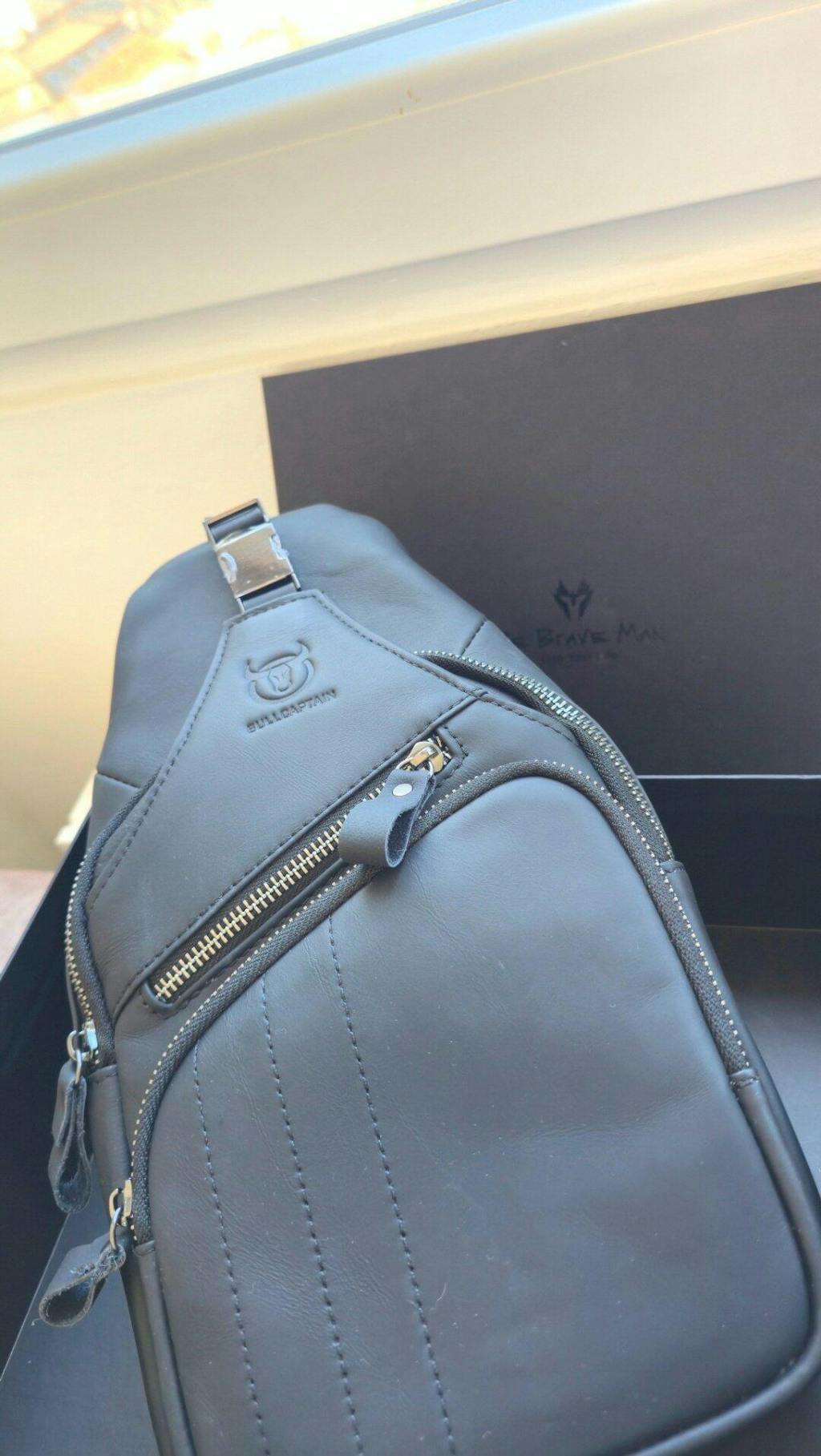 Muška Kožna Torba Tour - Black 