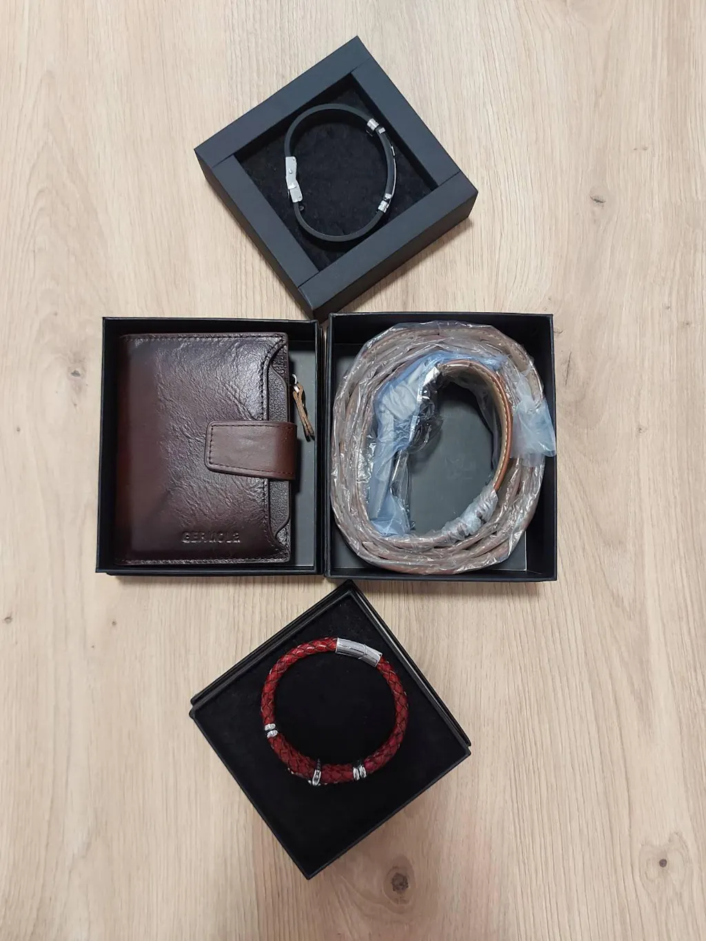 Muški Kožni Novčanik Geruola - Dark Brown 