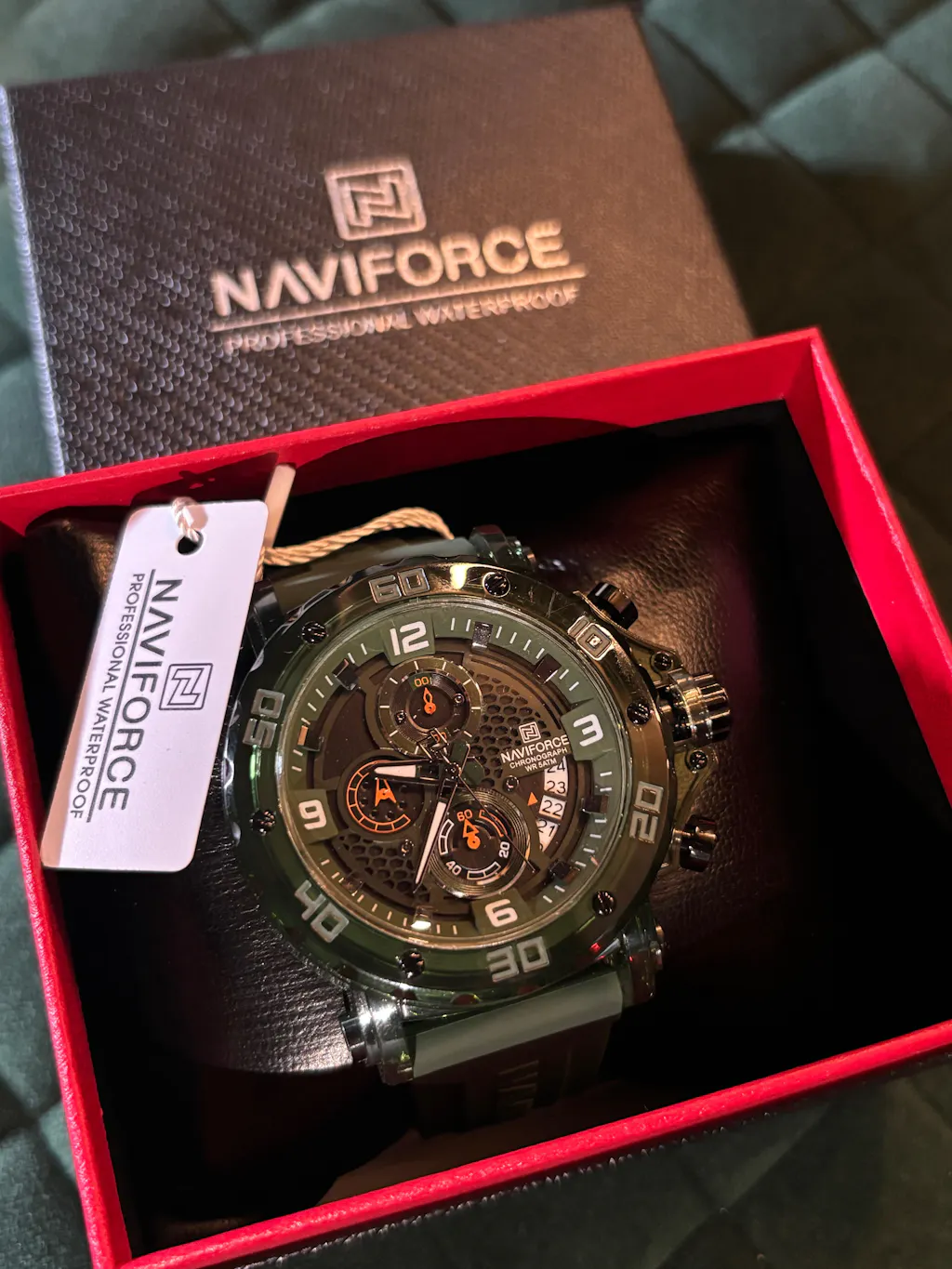 Muški sat NaviForce NF7123 Runner - Green