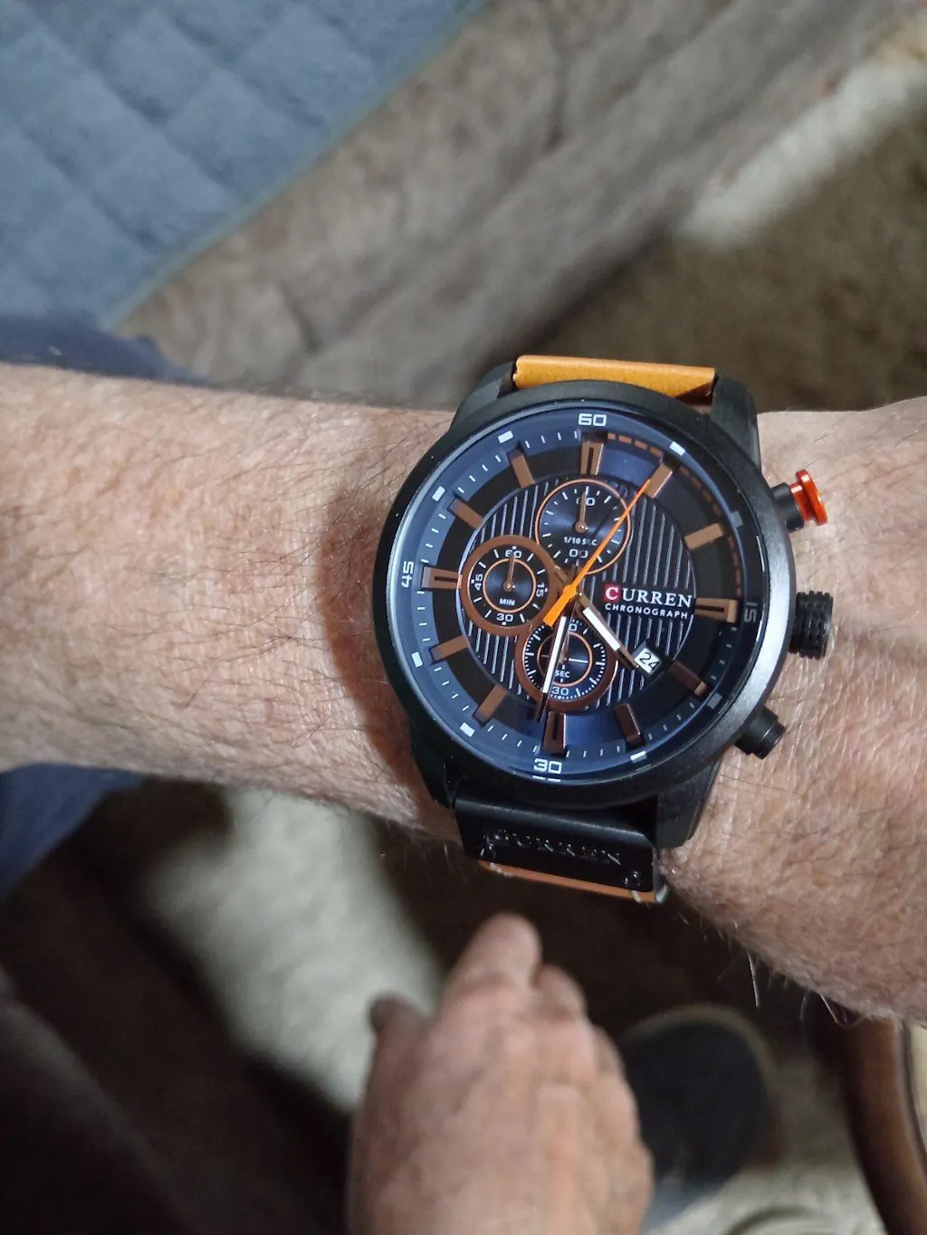 Curren 8291 - Brown Navy blue