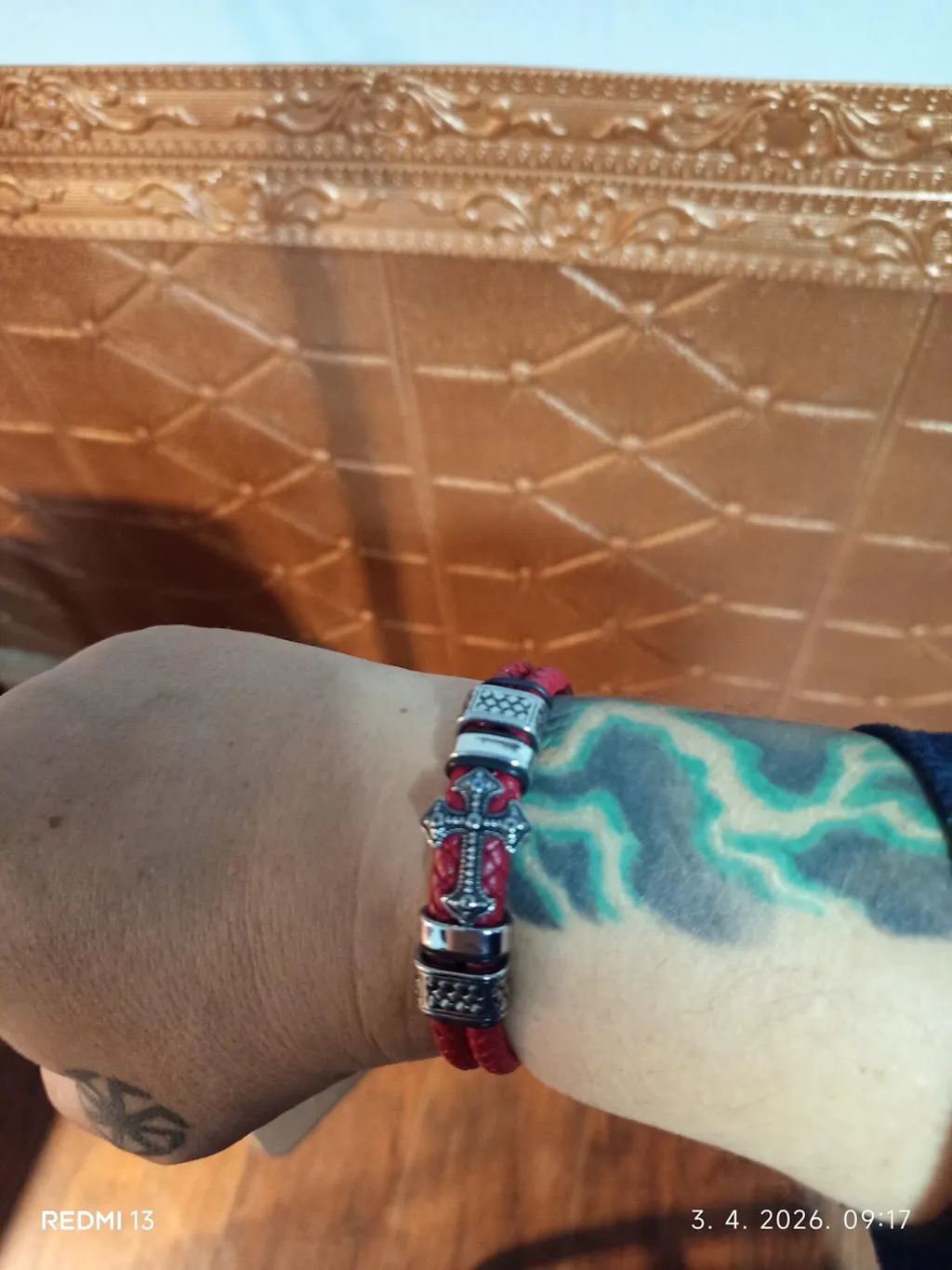 Muška Narukvica Orthodox ✞ - Red