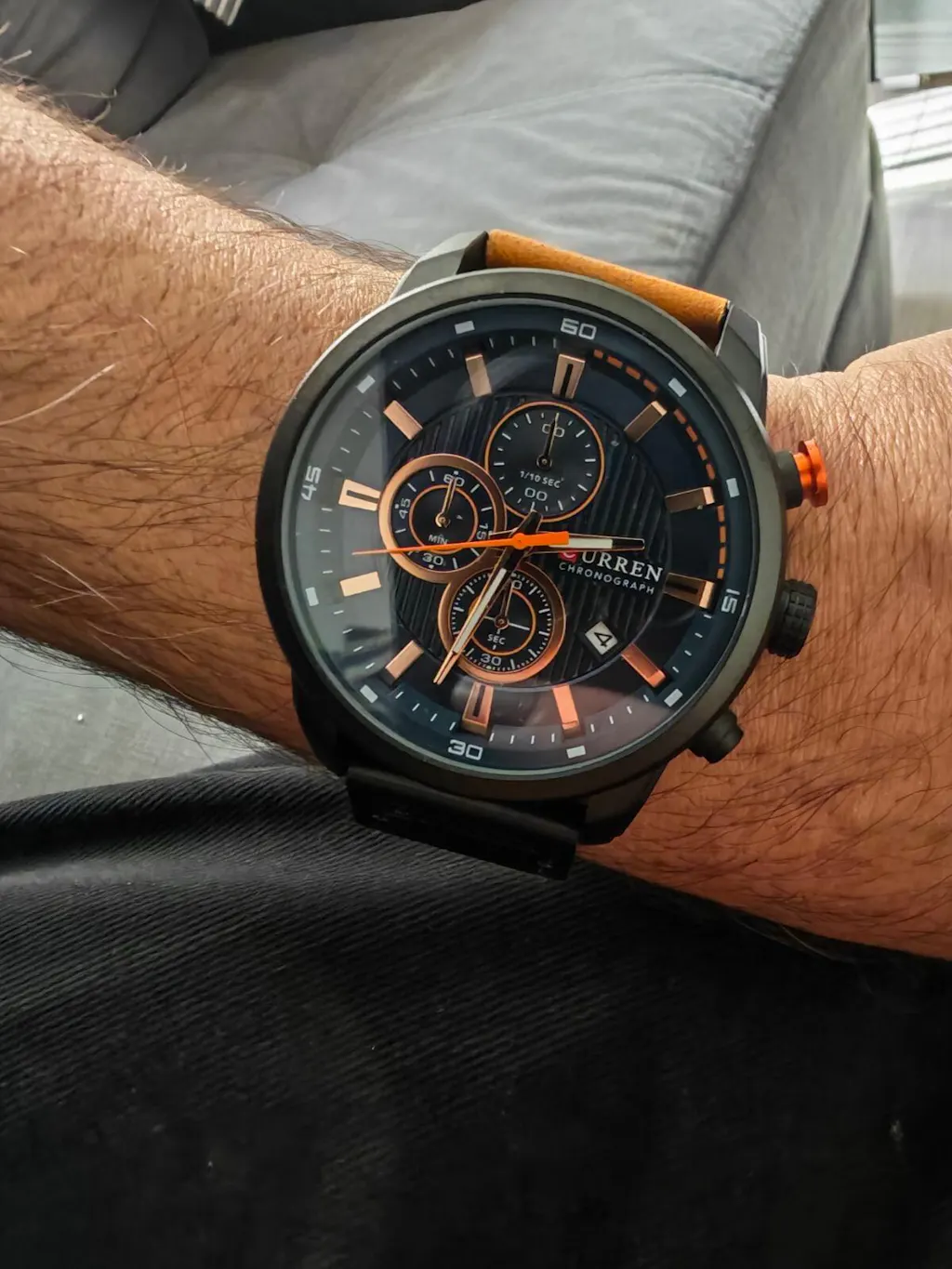 Muški Sat Curren 8291 - Brown Navy blue