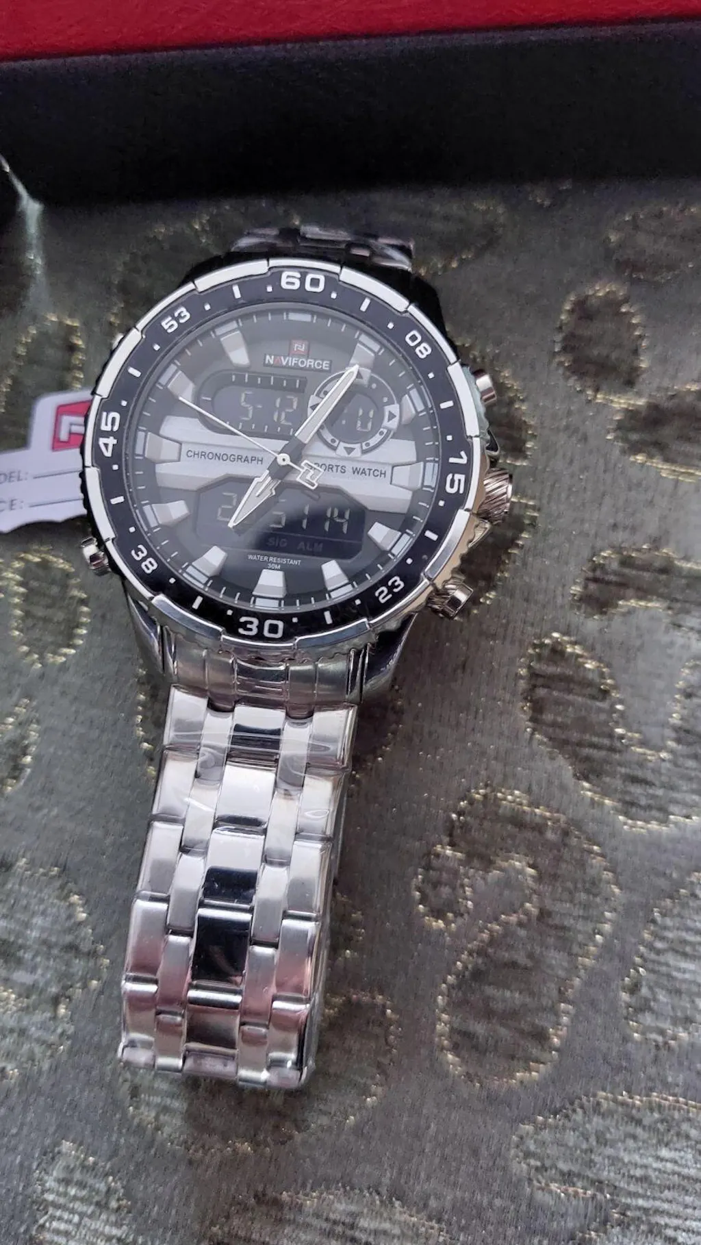 Muški Sportski Sat Naviforce NF9234 Dual Master – Silver