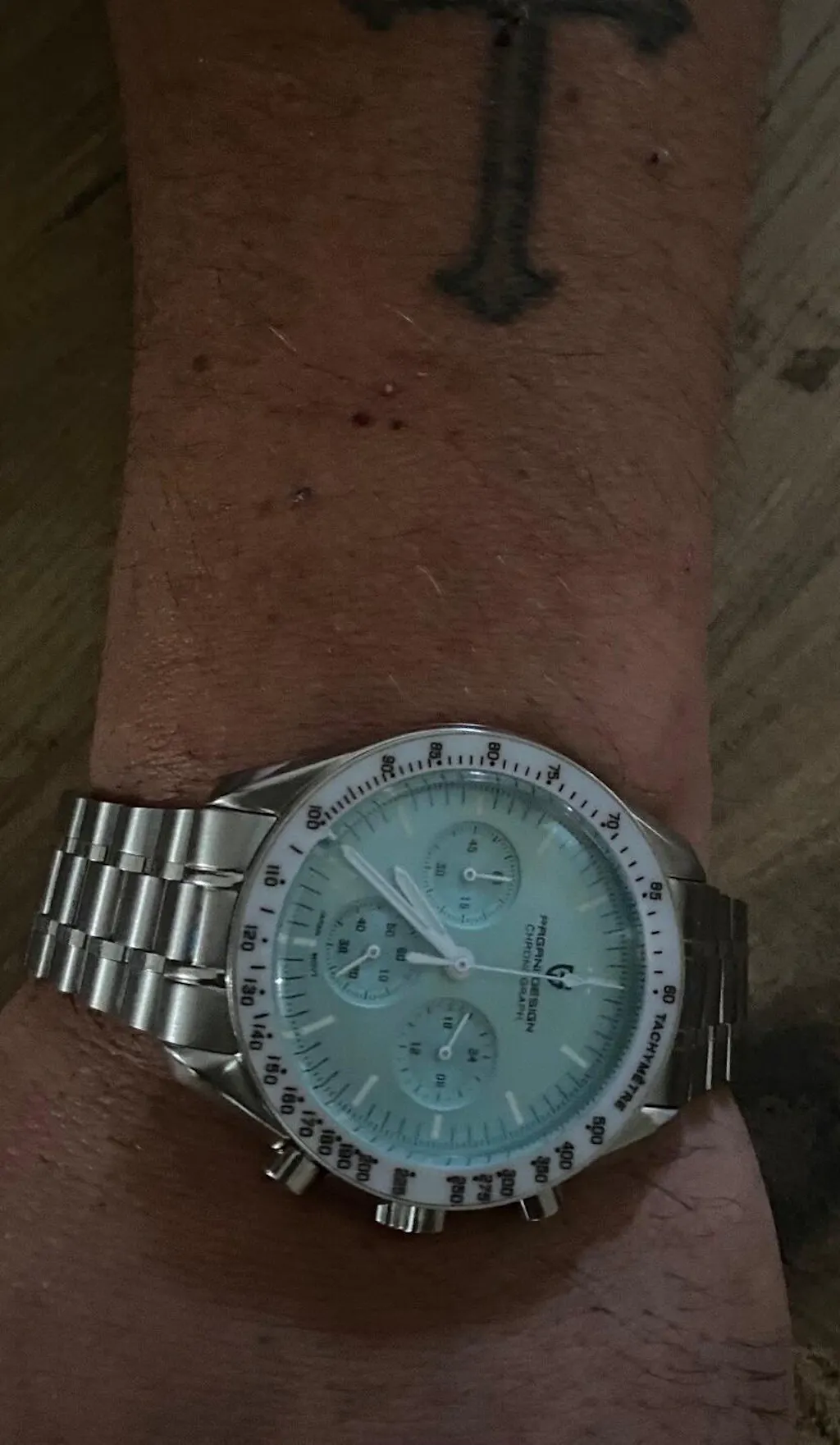 Muški Sat Pagani Desing PD1701 Speedmaster - Tiffany Blue