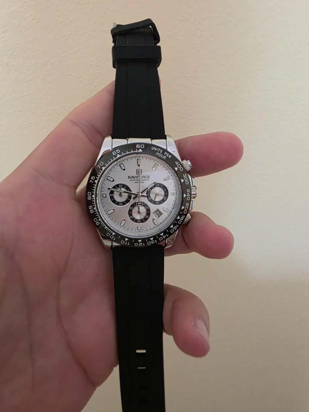 Muški Sportski Sat NaviForce NF8054 Daytona - Silver