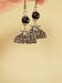 LUNA MOTH MOONSTONE Earrings Insect Goth Earrings | Whimsical Blue Sandstsone Witchy Earrings | Luna Moth Goth Jewelry | Halloween Earrings