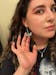 DEATHS HEAD MOTH Goth Earrings Cool Insect Earrings for Samhain | Creepy Novelty Halloween Earrings | Goth Jewelry For Birthday Gift